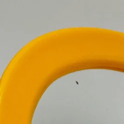 Pamono Lipstick Table Mirror in Yellow Plastic, 1970s><noscript><img width=