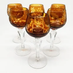 Best Pamono Liquor Glasses in Crystal attributed to Nachtmann, 1960s, Germany, Set of 6