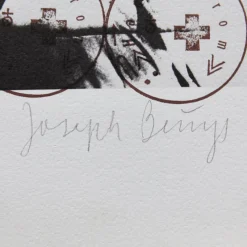 Outlet Pamono Lithograph by Joseph Beuys for Bolaffiarte, 1974