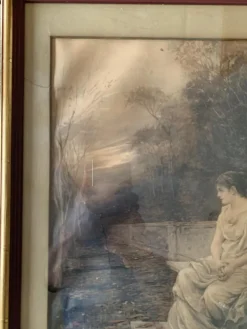 Pamono Lithograph by Joszy Koppay, Germany, 19th-Century> Art Nouveau
