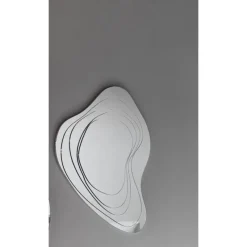 Pamono Livelli 1750 Wall Mirror with White Colored MDF by Barberini & Gunnell><noscript><img width=