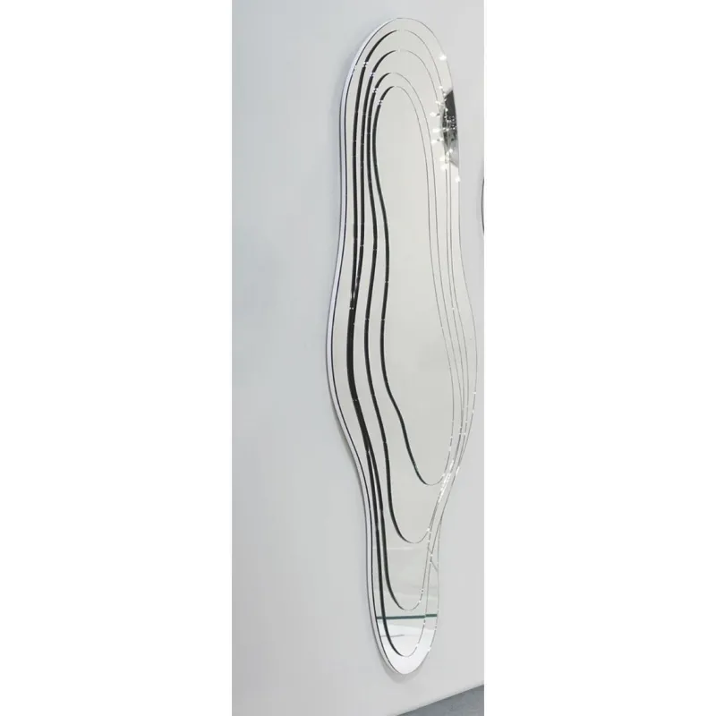 Pamono Livelli 1750 Wall Mirror with White Colored MDF by Barberini & Gunnell> Mirrors