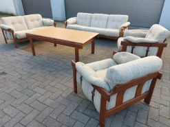 Clearance Pamono Living Room Set by HWKlein for Bramin, 1970s, Set of 5