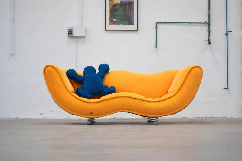 Hot Pamono Living Room Set by Keith Haring for Bretz, 1998, Set of 5