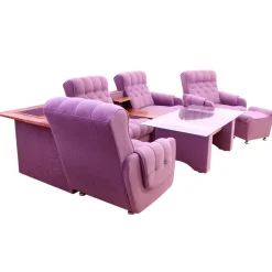 Pamono Living Room Set, Former Czechoslovakia, 1980s, Set of 4> Living Room Sets