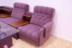 Pamono Living Room Set, Former Czechoslovakia, 1980s, Set of 4><noscript><img width=