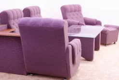 Pamono Living Room Set, Former Czechoslovakia, 1980s, Set of 4><noscript><img width=
