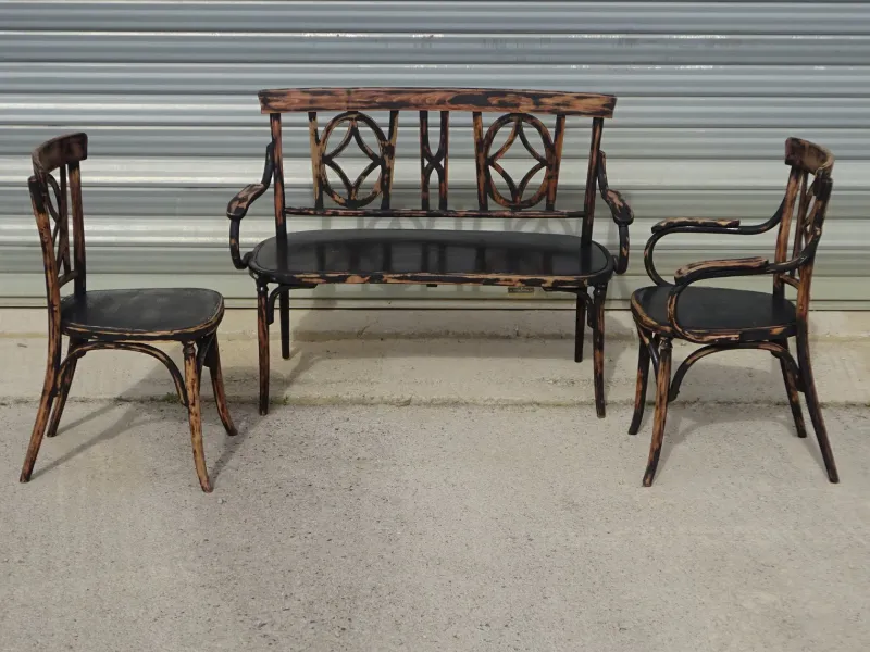 Pamono Living Room Set from Baumann, 1900s, Set of 3> Living Room Sets