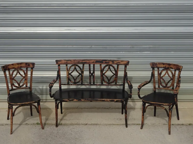 Pamono Living Room Set from Baumann, 1900s, Set of 3> Living Room Sets