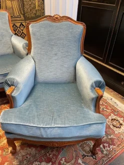 Online Pamono Living Room Sofa and Louis Xv Style Armchairs, Set of 3