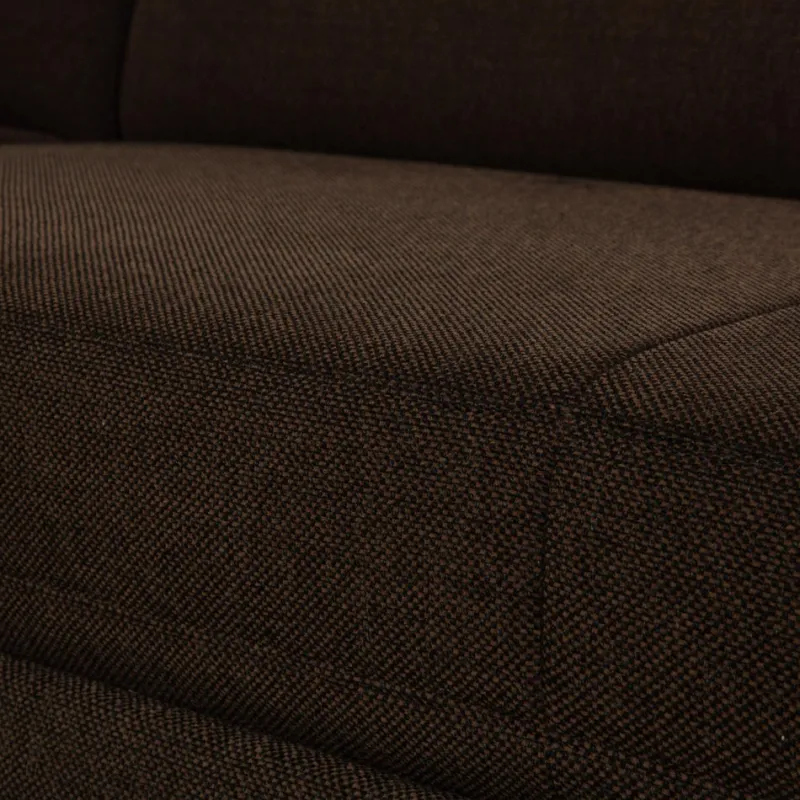 Online Pamono Loft Corner Sofa and Ottoman in Grey Brown Fabric from Ewald Schillig, Set of 2