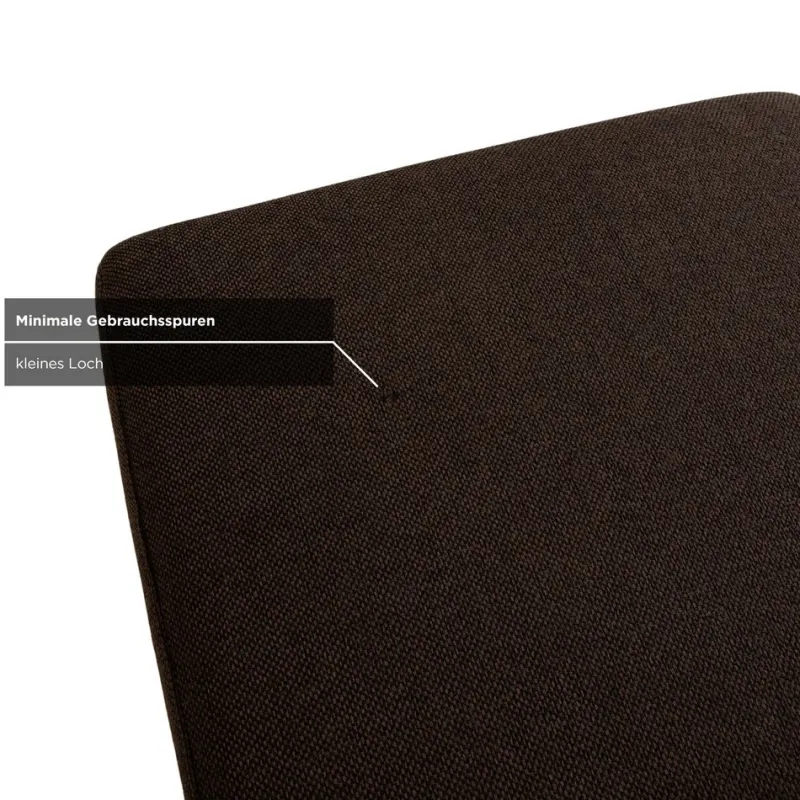 Online Pamono Loft Corner Sofa and Ottoman in Grey Brown Fabric from Ewald Schillig, Set of 2
