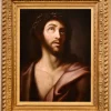 Pamono Lombard Artist, Ecce Homo, 1650, Oil on Canvas, Framed> Old Masters