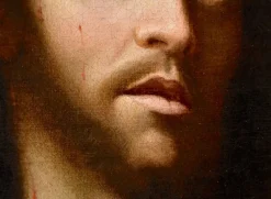 Pamono Lombard Artist, Ecce Homo, 1650, Oil on Canvas, Framed><noscript><img width=