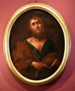 Pamono Lombard School Artist, Saint Joseph Portrait, 1690, Oil on Canvas, Framed> Old Masters|Classical