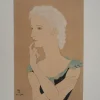 Best Pamono Léonard Tsuguharu Foujita, Young Blonde Woman, Original Engraving