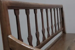 Pamono Long Antique Chestnut Wood Bench><noscript><img width=