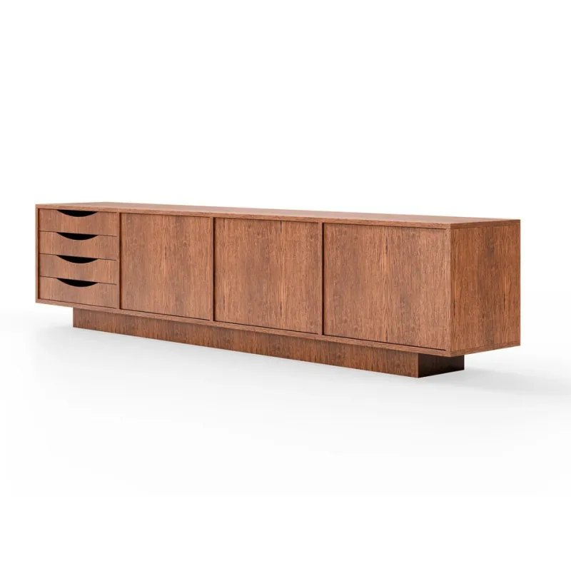 Outlet Pamono Long Brown Sideboard by Pastform Furniture