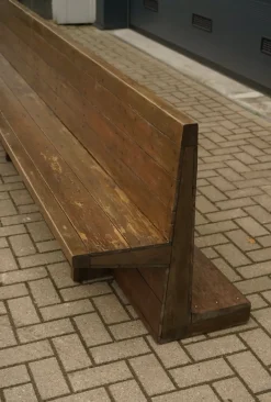 Pamono Long Church Bench by Dom Hans Van Der Laan, 1970s
