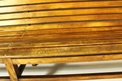 Pamono Long Indoor Railway Station Bench in Beech, 1930><noscript><img width=