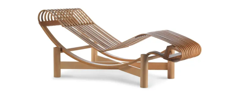 Pamono Long Tokyo Chaise by Charlotte Perriand for Cassina