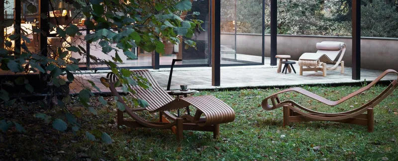 Pamono Long Tokyo Chaise by Charlotte Perriand for Cassina