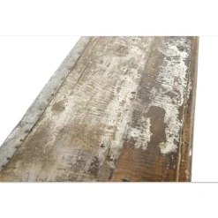 Pamono Long Wall Showcase to Hang in Wood and Zinc><noscript><img width=