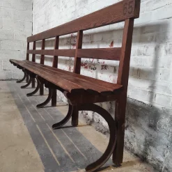 Pamono Long Wooden Church Bench> Benches