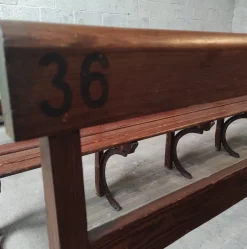 Pamono Long Wooden Church Bench><noscript><img width=