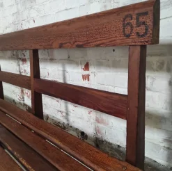 Pamono Long Wooden Church Bench><noscript><img width=