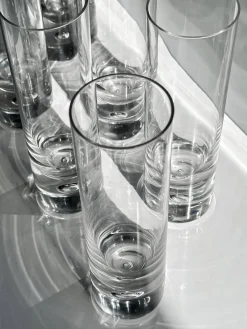 Pamono Longdrink Glasses by Sergio Asti for Arnolfo di Cambio, Italy, 1970s, Set of 6><noscript><img width=