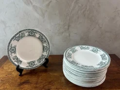 Pamono Longwy Iron Land Service, 1890, Set of 60><noscript><img width=