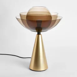 Pamono Lotus Table Lamp in Brass by Serena Confalonieri for Mason Editions> Table Lamps