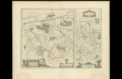 Online Pamono Loudun and Mirebeau Map by Blaeu