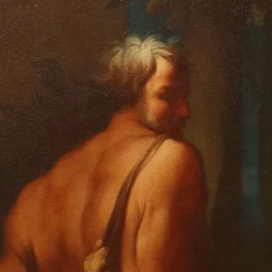 New Pamono Louis Dorigny, Figures, Oil on Canvas, 17th-18th Century, Framed