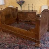 Pamono Louis Philippe Bed in Walnut> Beds & Bedroom Sets