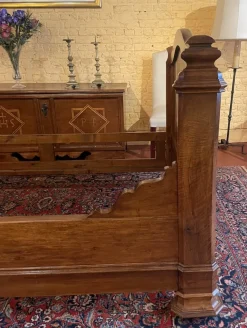 Pamono Louis Philippe Bed in Walnut><noscript><img width=
