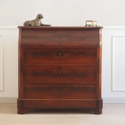 Pamono Louis Philippe Dressing Table with Mirror and Marble Top, 1850s> Dressing Tables