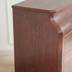 Pamono Louis Philippe Dressing Table with Mirror and Marble Top, 1850s><noscript><img width=
