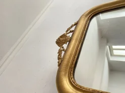 Pamono Louis Philippe Gold Leaf Gilded Wood Wall Mirror, 19th Century><noscript><img width=