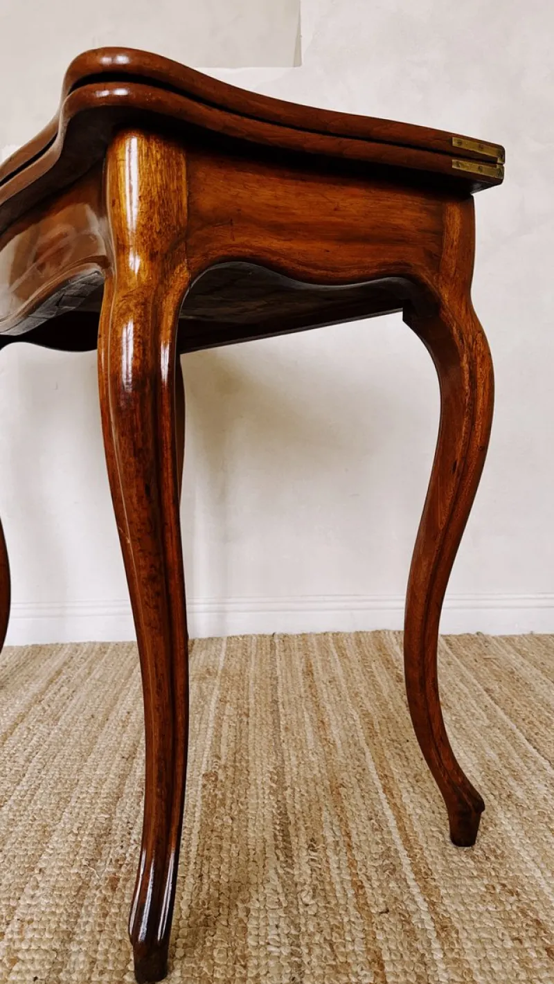 Pamono Louis Philippe Mahogany Game Table> Game Tables