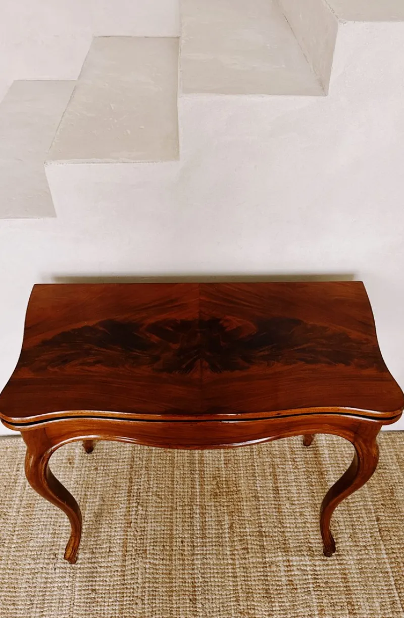 Pamono Louis Philippe Mahogany Game Table> Game Tables