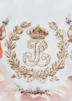 Pamono Louis Philippe Plate by Sèvres Château Des Tuileries, 1840s><noscript><img width=
