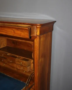 Pamono Louis Philippe Secretary in Walnut, 19th Century><noscript><img width=