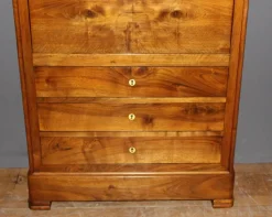 Pamono Louis Philippe Secretary in Walnut, 19th Century><noscript><img width=