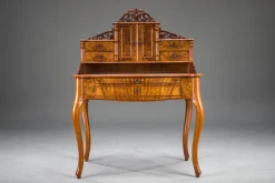 Pamono Louis Philippe Walnut Secretary Desk> Secretaires