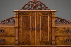 Pamono Louis Philippe Walnut Secretary Desk><noscript><img width=