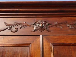 Pamono Louis Philippe Walnut Wardrobe, 1890s><noscript><img width=