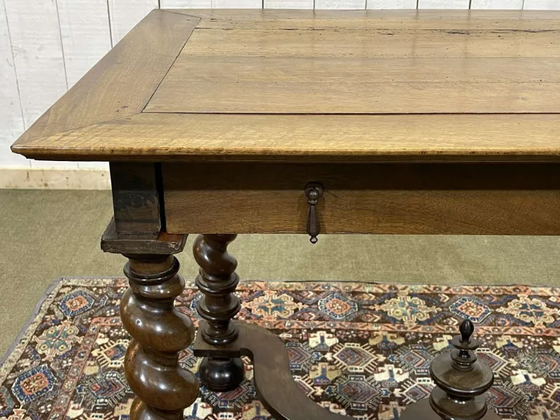Pamono Louis XIII Style Desk in Walnut, 1800s> Desks