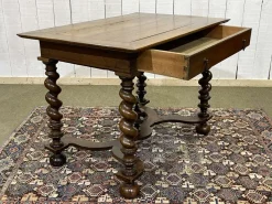 Pamono Louis XIII Style Desk in Walnut, 1800s><noscript><img width=